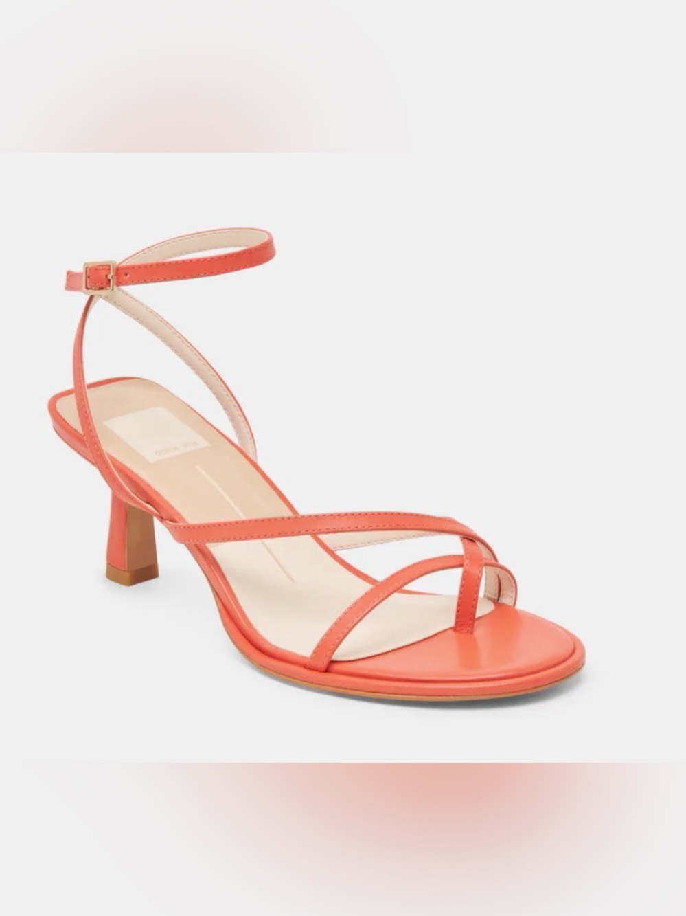 Dolce Vita Morah punch leather strappy heels